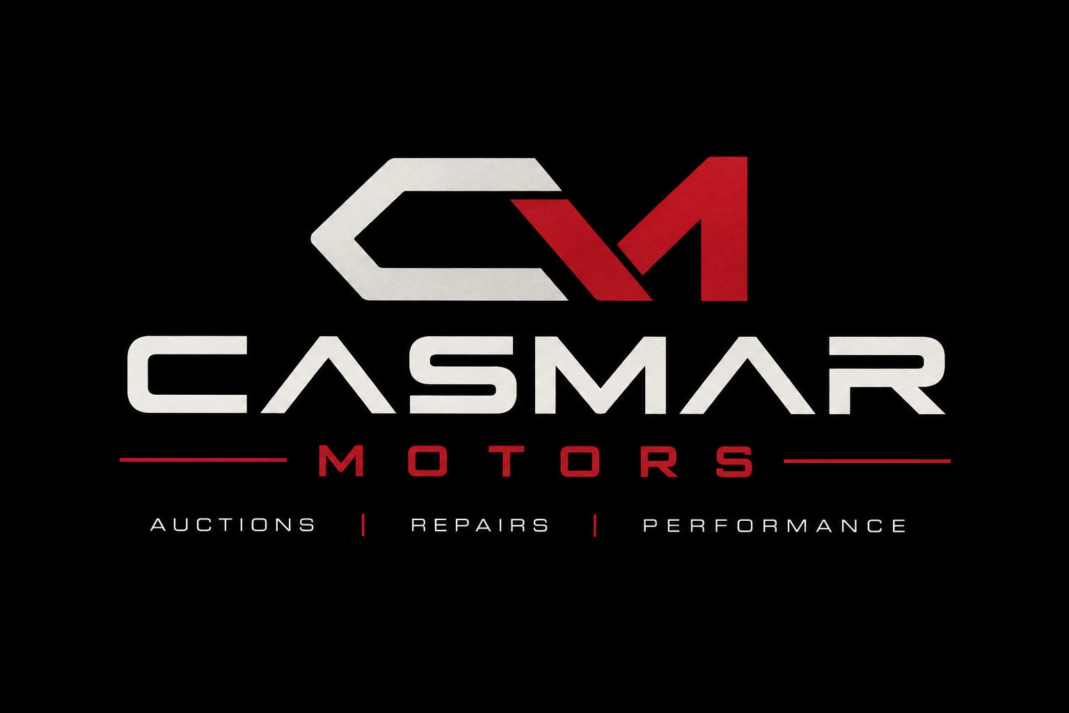 Casmar Motors CM logo — Auctions, Repairs, Performance